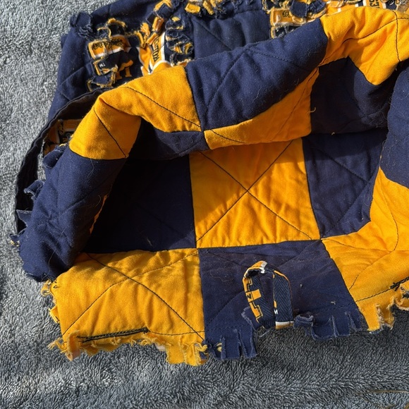 Handmade Quilted University‎ of Michigan Wolverines Tote Bag Purse - Picture 5 of 5